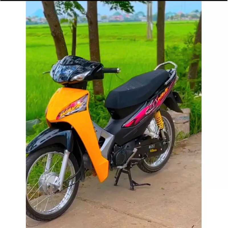 Tem Tời Mẫu Lửa Cháy 🔥 Dán Trang Trí Wave 50/100/110 Cực Đẹp.