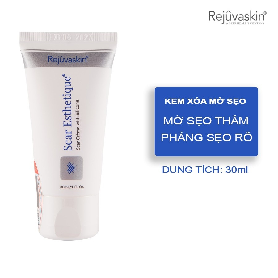 Kem Xóa Sẹo Thâm, Lấp Đầy Sẹo Rỗ, Sẹo Lõm Scar Esthetique Rejuvaskin 10ml - 30ml - 60ml