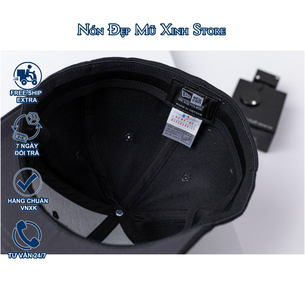 NÓN LƯỠI TRAI  M.L.B Chất liệu Cotton cao cấp, Màu Trắng Đen, logo B thêu nối, đường may tinh tế. thời trang