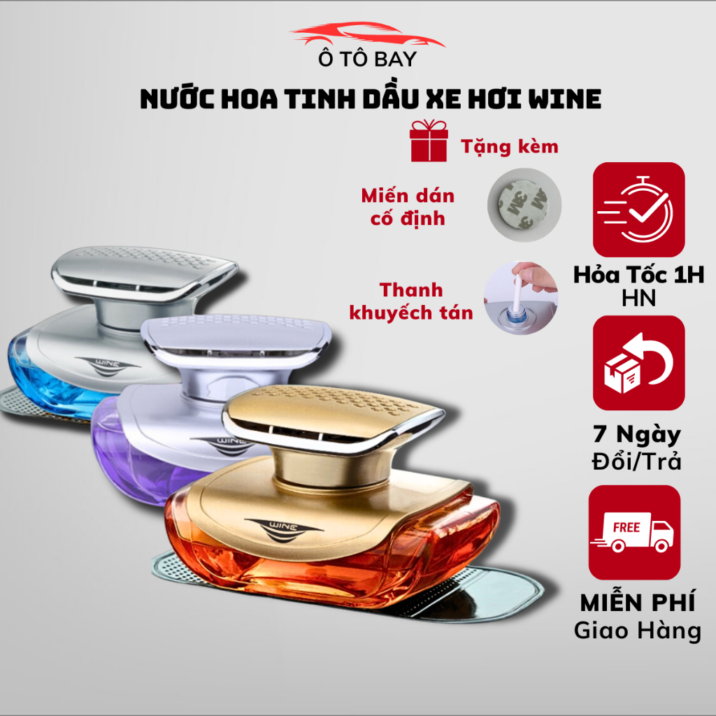 Nước hoa ô tô cao cấp hương thơm tự nhiên , Tinh dầu thơm xe hơi khử mùi kháng khuẩn sang trọng NH04