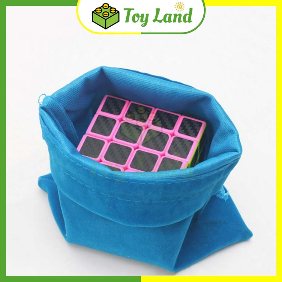 Túi Đựng Rubik Vải Nhung Cho Rubic 2x2 3x3 4x4 5x5 6x6 Skewb Đồ Chơi