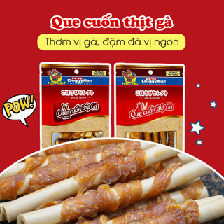 Que gặm cuốn thịt gà - doggyman 20 que - 82060