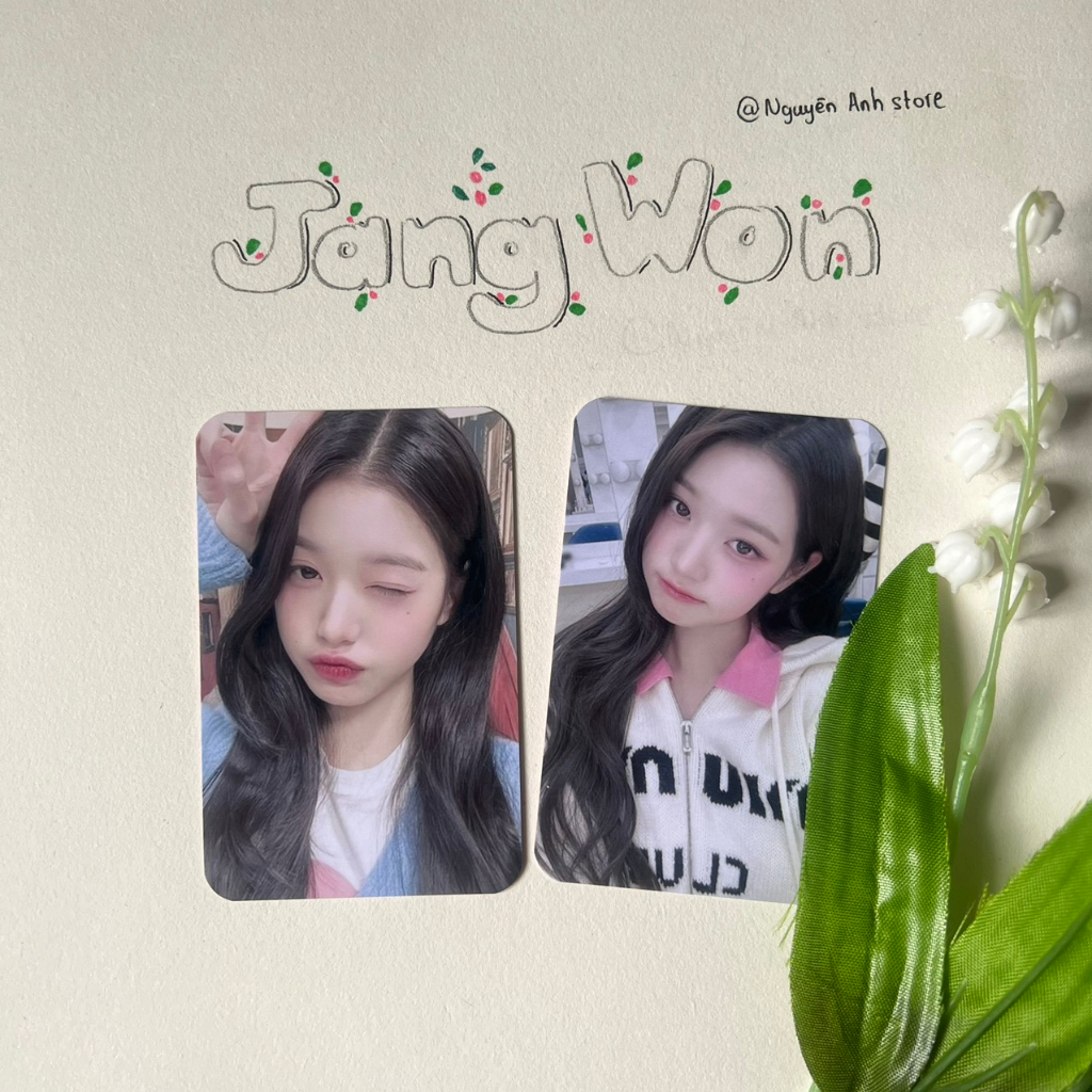 Card Ảnh Bo Góc Wonyoung IVE l "I AM"