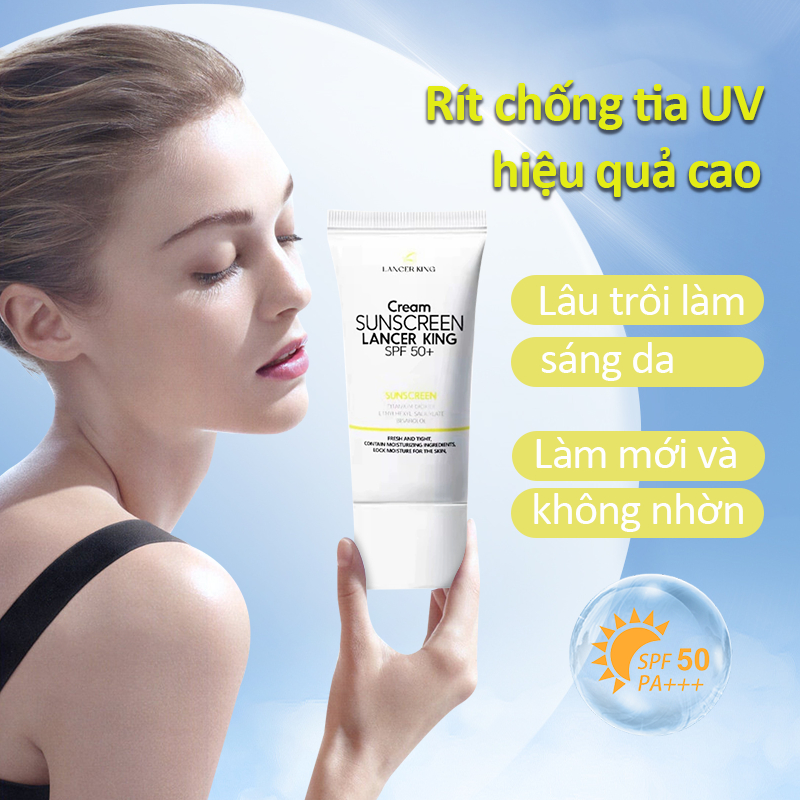 Kem chống nắng Disaar sunscreen SPF 50+ lâu trôi làm sáng da không nhờn rít chống tia UV cho da dầu 40g