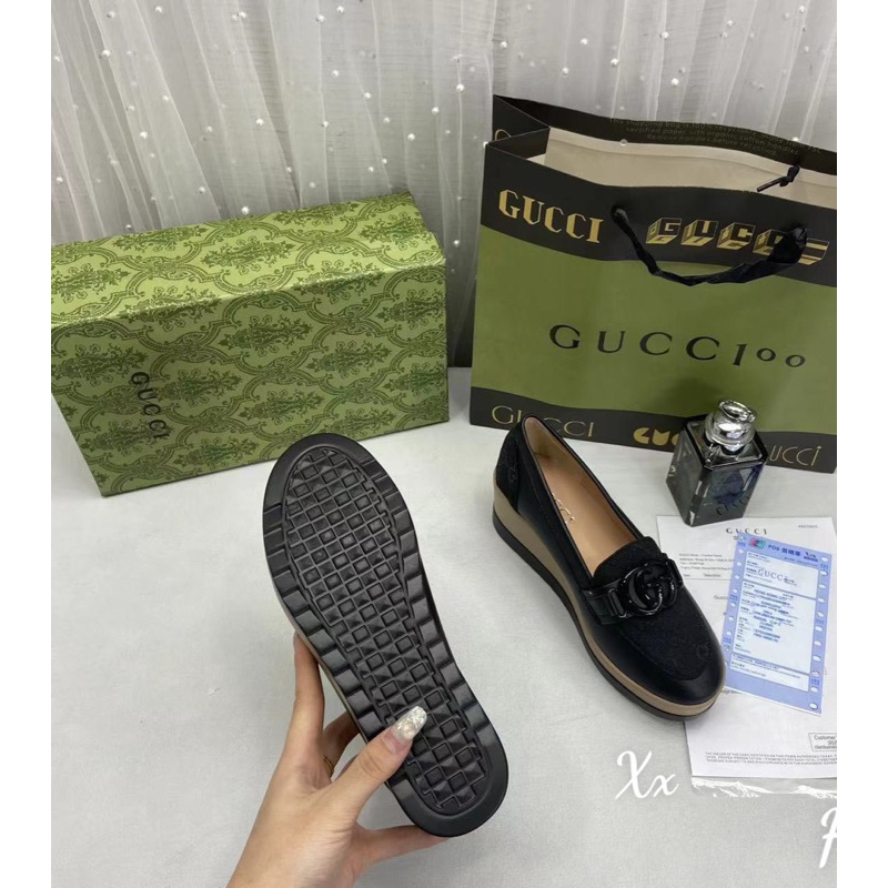 Giày slipon đế độn 7p - Hàng QC cao cấp