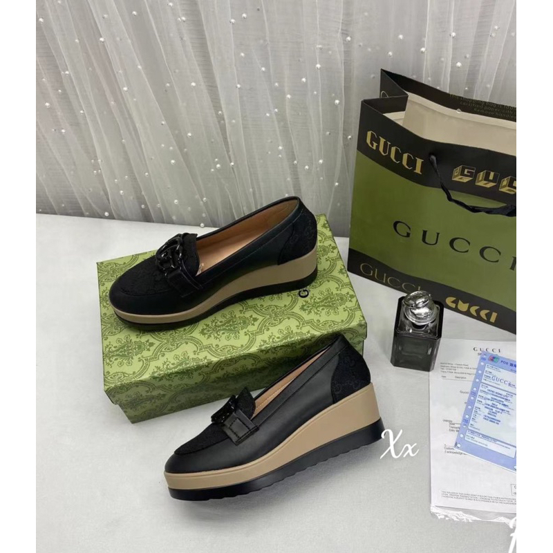 Giày slipon đế độn 7p - Hàng QC cao cấp