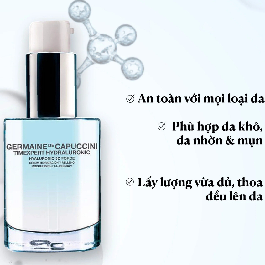 Tinh Chất HA siêu cấp Nước Hyaluronic Force GERMAINE DE CAPPUCINI