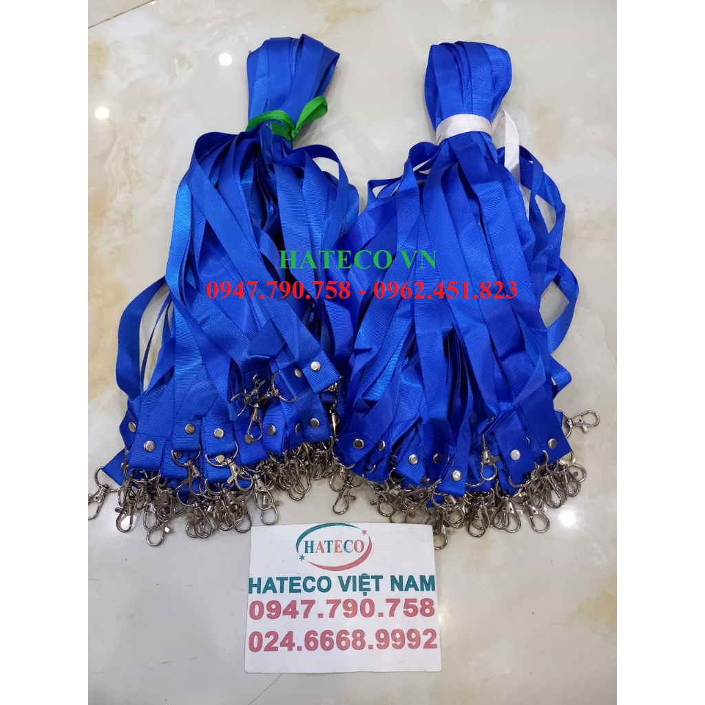 Dây lụa đeo thẻ bản rộng 2cm MÓC SẮT - HÀNG CAO CẤP