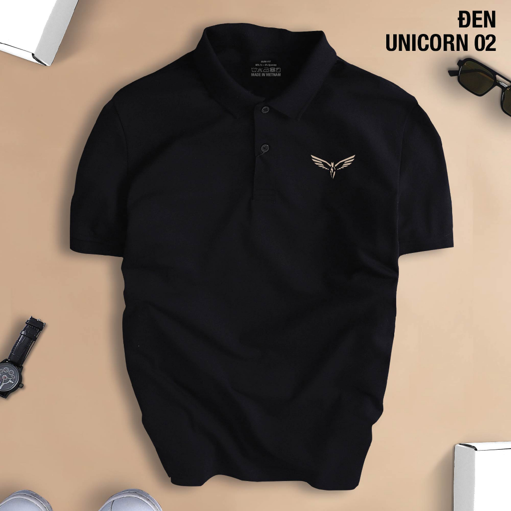 Áo Polo Ngựa Bay UNICORN 02 nam nữ cổ bẻ vải xịn Unisex, trẻ trung, thanh lịch