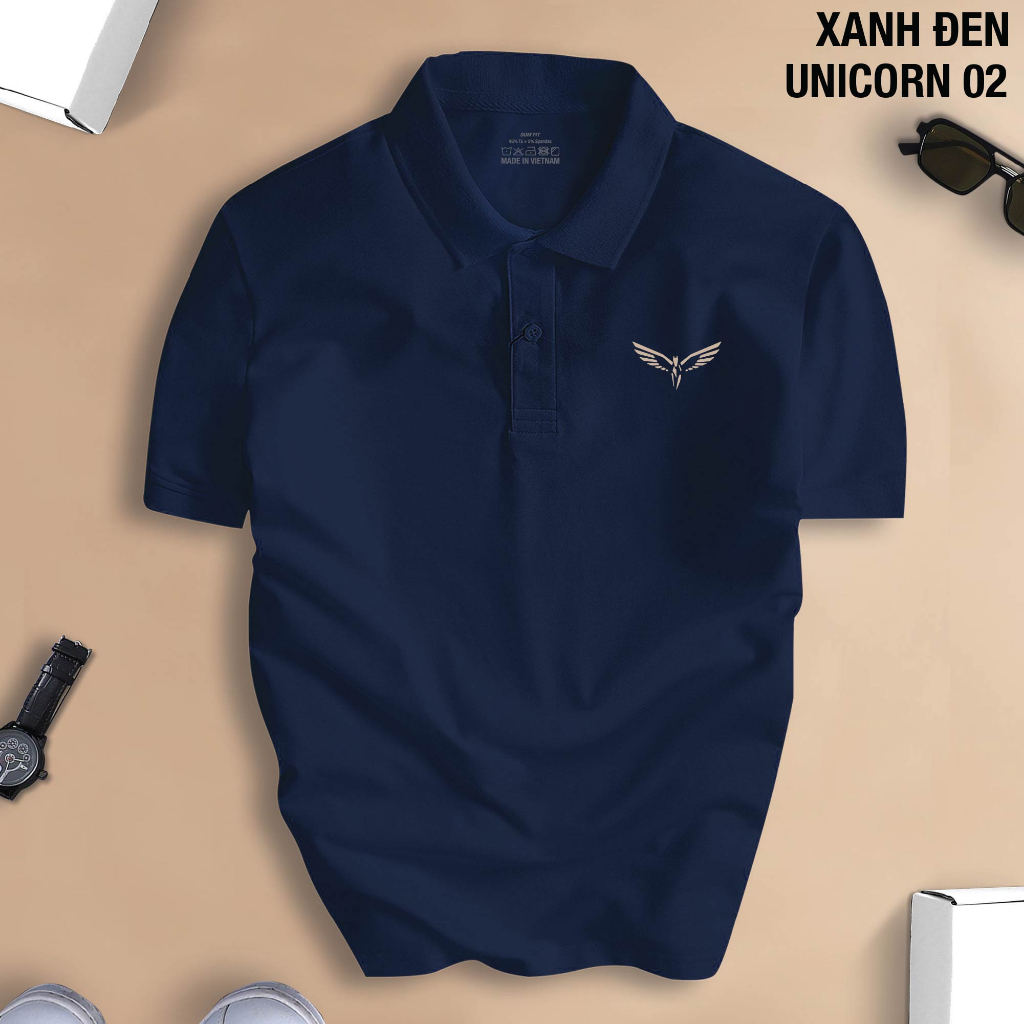 Áo Polo Ngựa Bay UNICORN 02 nam nữ cổ bẻ vải xịn Unisex, trẻ trung, thanh lịch