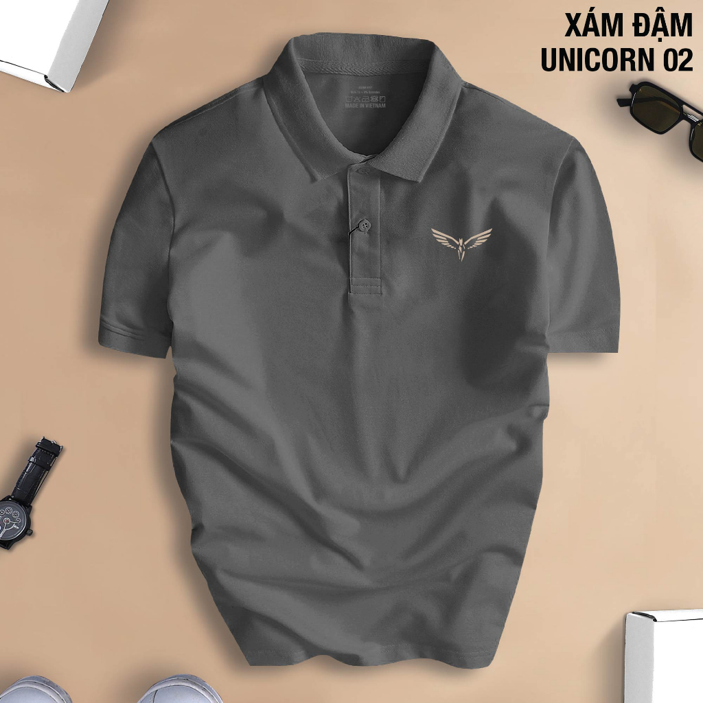 Áo Polo Ngựa Bay UNICORN 02 nam nữ cổ bẻ vải xịn Unisex, trẻ trung, thanh lịch