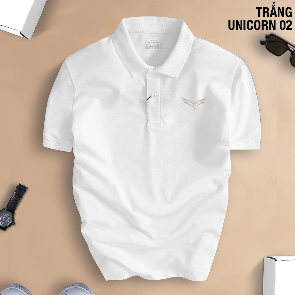 Áo Polo Ngựa Bay UNICORN 02 nam nữ cổ bẻ vải xịn Unisex, trẻ trung, thanh lịch