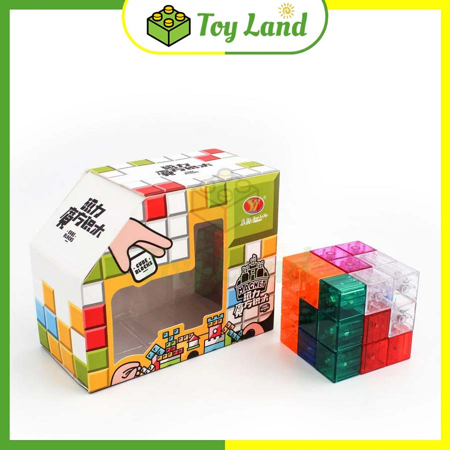 Khối Lắp Ráp Rubik YJ Có Nam Châm Đồ Chơi Trí Tuệ Xếp Hình Sáng Tạo