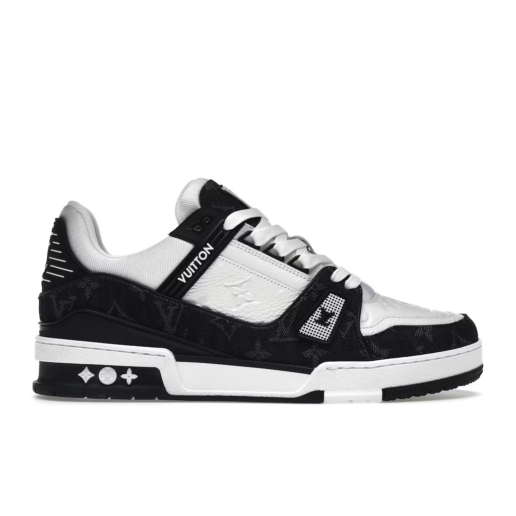 Giày Sneaker Louis Vuitton Trainer - Giày Thể Thao Nam Nữ LV Luôn Vui Tươi 2 Màu Đen, Xanh Lá Full Box