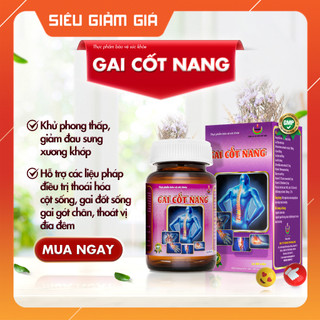 Giảm đau xương khớp, viêm khớp, thoái hóa khớp Gai Cốt Nang Hộp 30v và Lọ 60v