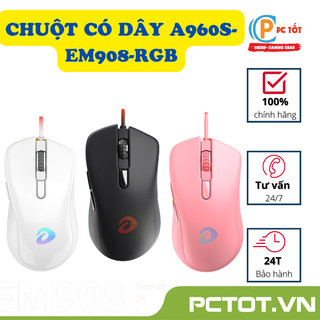 Chuột gaming DAREU EM908 (LED RGB, BRAVO sensor) - Mai Hoàng Phân Phối