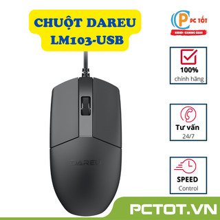 Chuột DAREU LM103 (USB)-Bảo hành 24 T