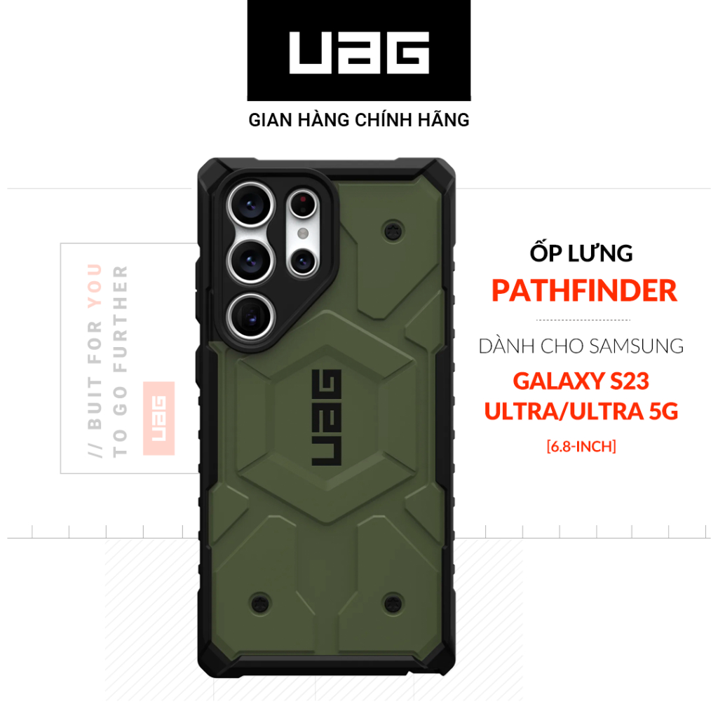 Ốp lưng UAG Pathfinder cho Samsung Galaxy S23 Ultra/S23 Ultra 5G [6.8-INCH]