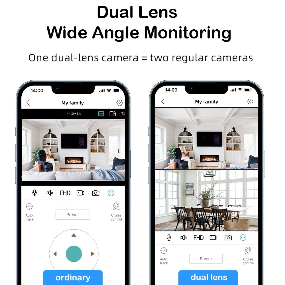 Camera WiFi Yoosee 2 Mắt Kép YS2304 - 4.0Mpx, Siêu Sắc Nét Ban Đêm Có Màu