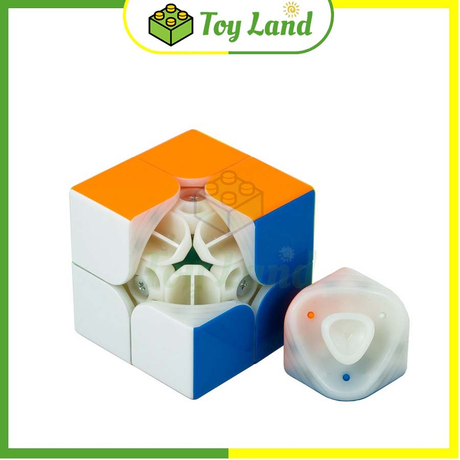 Rubik YJ YuPo V2 M 2x2 Rubic 2 Tầng 2x2x2 Stickerless Không Viền Có Nam Châm Đồ Chơi