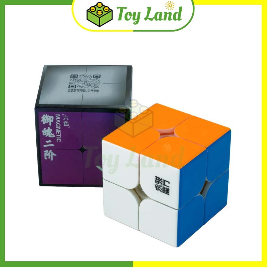 Rubik YJ YuPo V2 M 2x2 Rubic 2 Tầng 2x2x2 Stickerless Không Viền Có Nam Châm Đồ Chơi