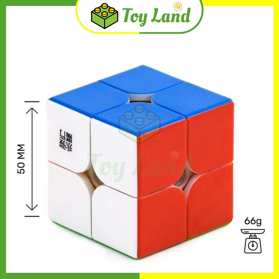 Rubik YJ YuPo V2 M 2x2 Rubic 2 Tầng 2x2x2 Stickerless Không Viền Có Nam Châm Đồ Chơi