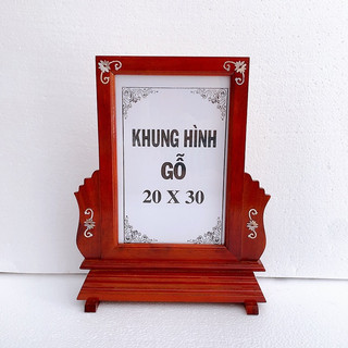Khung thờ gỗ cẩn Xà Cừ