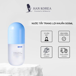 Nước tẩy trang loại bỏ bụi bẩn, bã nhờn HYDRA SOOTH CLEANSING WATER 500ml HÂN KOREA