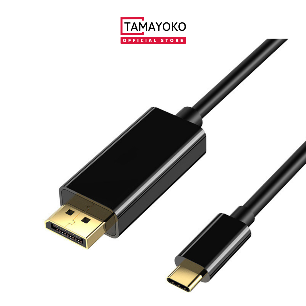 Dây Cáp Type C To DP 4K 60Hz Dài 1.8M TAMAYOKO T31, Dây Nylon Dù Thunderbolt 3