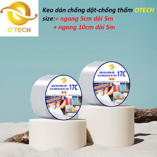 Keo chống thấm chống dột bảng 5cm -10cm - 20cm dài 5m chính hãng Otech