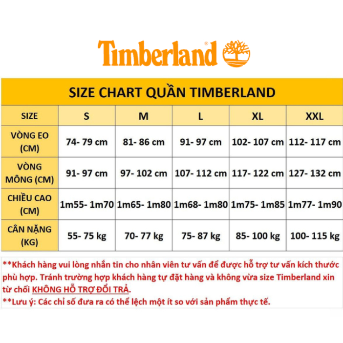 [SALE] Timberland Quần Dài Jogger Unisex EK+ By Raeburn Cargo Pant TB0A6BQ6HJ