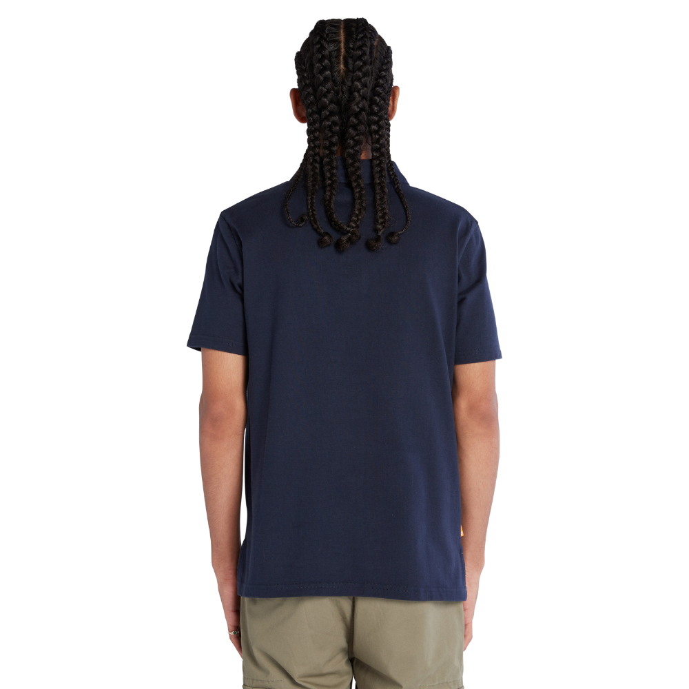 [Original] Timberland Áo Polo Nam Mix Media Seersucker Pocket Polo Regular TB0A666W