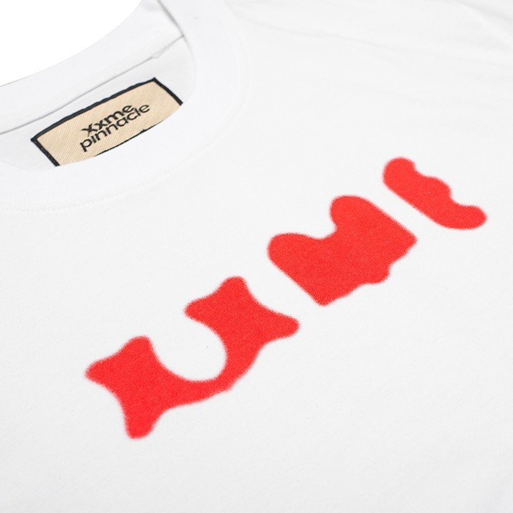 Áo thun nam nữ cotton thoáng mát Happiness - Trắng