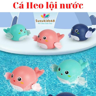 Đồ Chơi Thả BồnTắm Cho Bé Cá Heo Vặn Cót Lội Nước Rùa Bơi Trong Nước, Heo Chèo Thuyền Đồ Chơi Bồn Tắm Susukids68