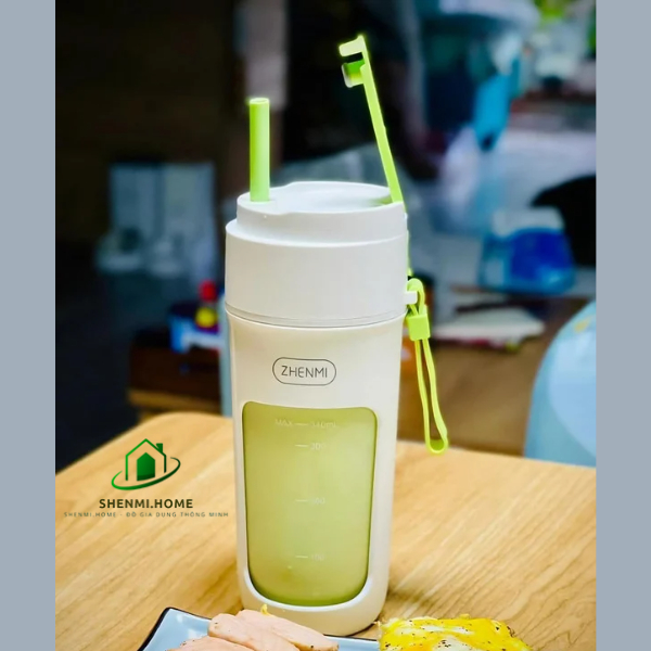 Máy xay sinh tố cầm tay Zhenmi 10 lưỡi, xay được đá viên, hàng chính hãng