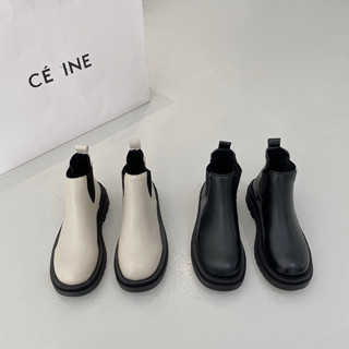 Giày boot nữ cao cổ đế đinh phối cổ chun Bốt nữ cao cổ phối cổ chun đế đinh cá tính