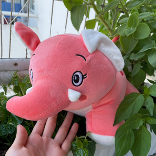 Gấu bông /thú nhồi bông mini hình con voi 35cm