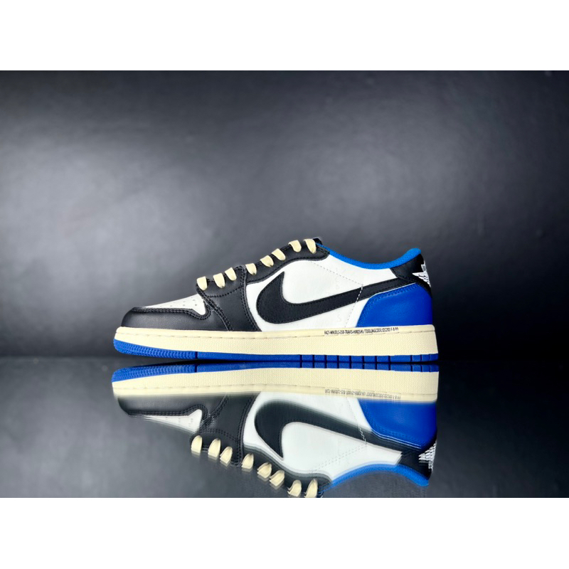 Giày Thể Thao Sneaker Air Jordan 1 Travis Scott Low Fragment kèm bộ quà tặng
