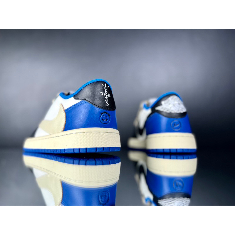Giày Thể Thao Sneaker Air Jordan 1 Travis Scott Low Fragment kèm bộ quà tặng