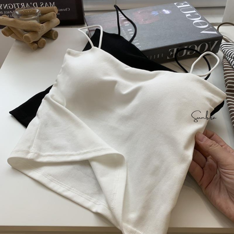 Áo Bra Cotton Co Giãn Thoáng Mát Có Kèm Mút SUNBRA 2866