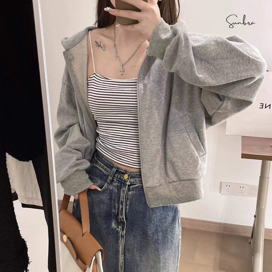 Áo Bra Cotton Co Giãn Thoáng Mát Có Kèm Mút SUNBRA 2866