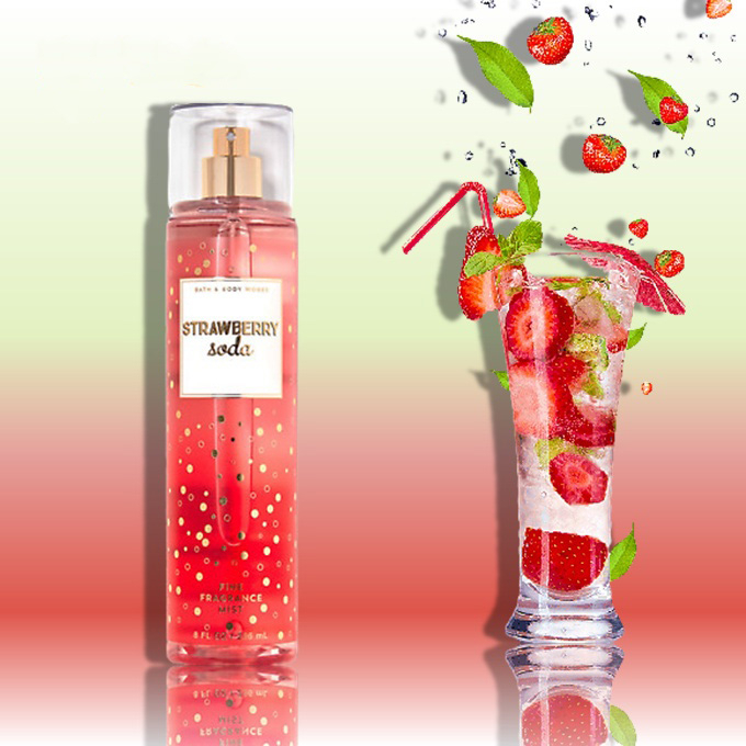 STRAWBERRY SODA| Xịt thơm Bodymist GIÁ RẺ