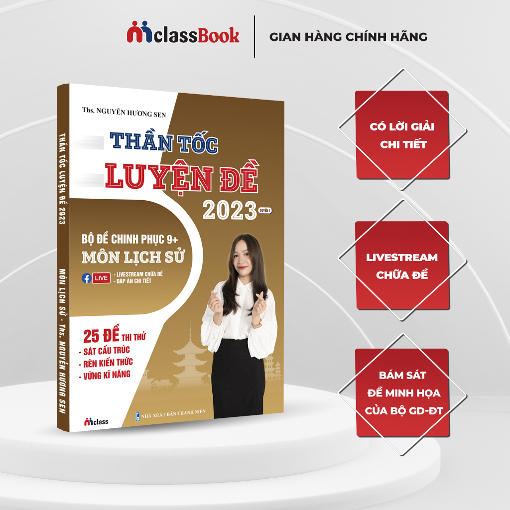 Sách - Thần Tốc Luyện Đề 2023 Môn Lịch Sử, Bộ Đề Tinh Túy 8+ Môn Lịch Sử