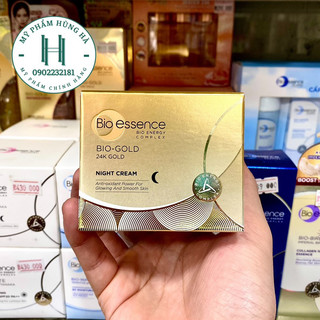 Kem dưỡng Bio Essence, kem dưỡng da ngăn ngừa lão hóa ban đêm chiết xuất vàng 24k Bio Essence 40g