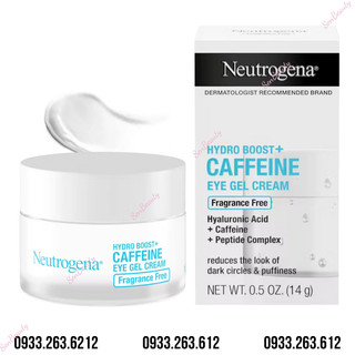 Kem dưỡng ẩm vùng mắt Neutrogena Hydro Boost Caffeine Eye cream 14g