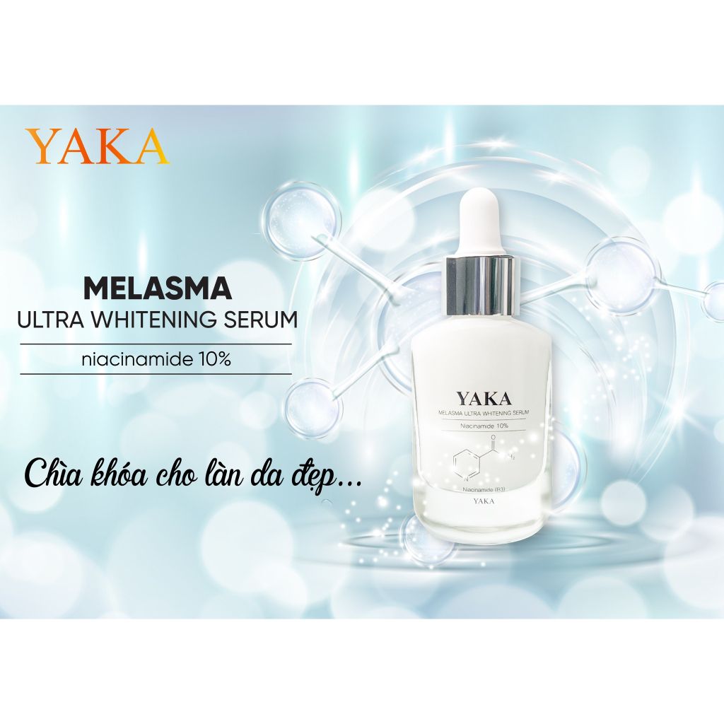 Serum Mờ Nám, Dưỡng Trắng Da YAKA Hàn Quốc MELASMA ULTRA WHITENING SERUM 30ml