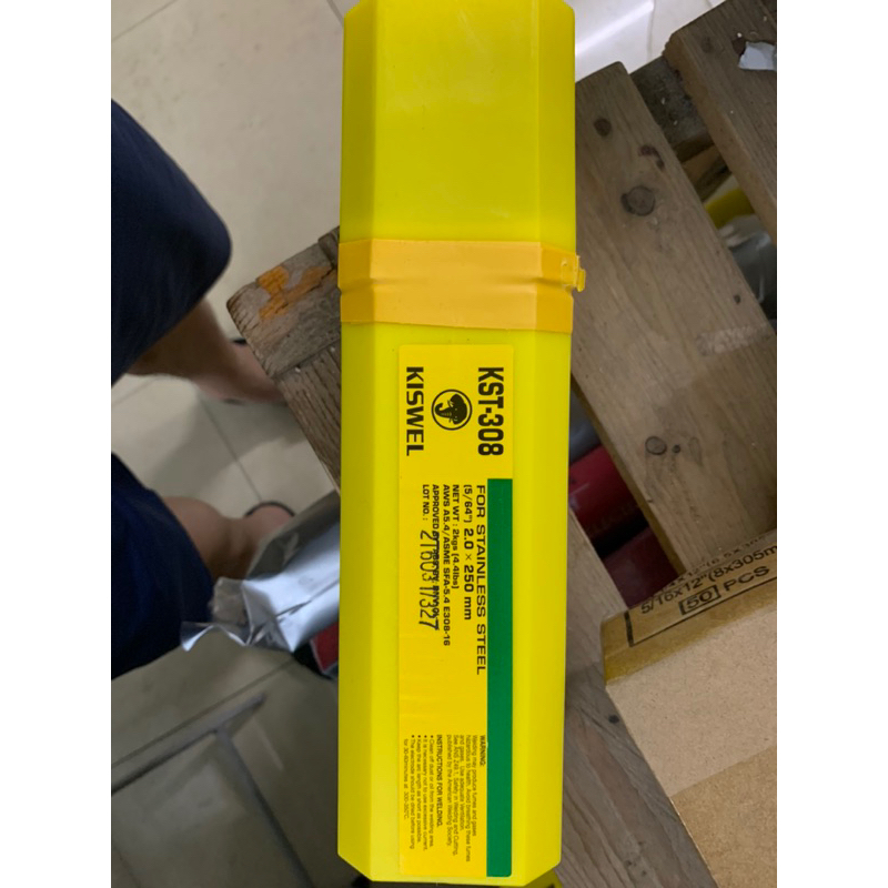 Que hàn inox 308 KST-308 Kiswel thương hiệu Hàn Quốc 2kg