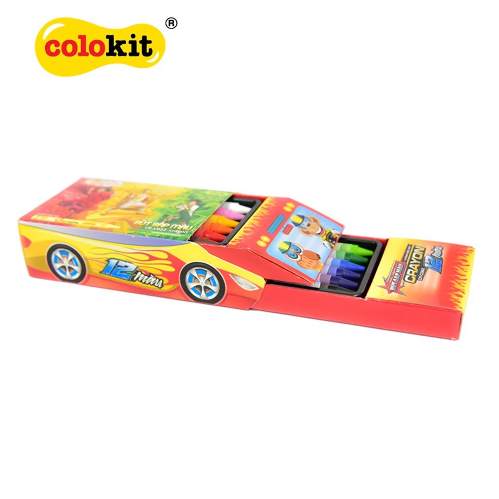 Bút sáp màu Thiên Long / Bút sáp Điểm 10 Thiên Long  CR-C015 /  CR-C016 /  CR-C021 /  CR-C022