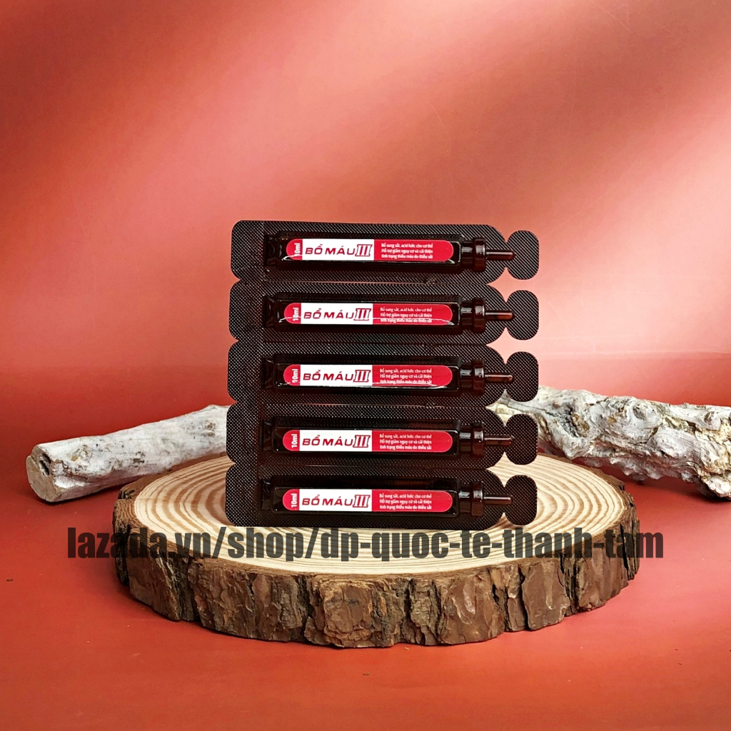 Siro bổ máu ACID FOLIC giảm tình trạng thiếu máu, bổ sung sắt cho bé ,phụ nữ đang mang thai, bà bầu - Hộp 20 ống