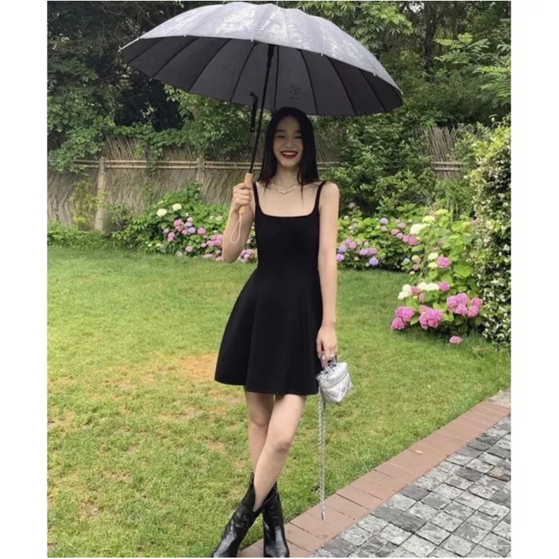 Đầm body 2 dây nữ dáng Sporty xòe năng động sexy